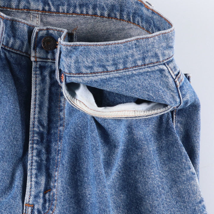 90'S Levi's 550-0290 Tapered Denim Pants Made in USA Men's W32 Vintage cotton blue type Vintage Second Hand