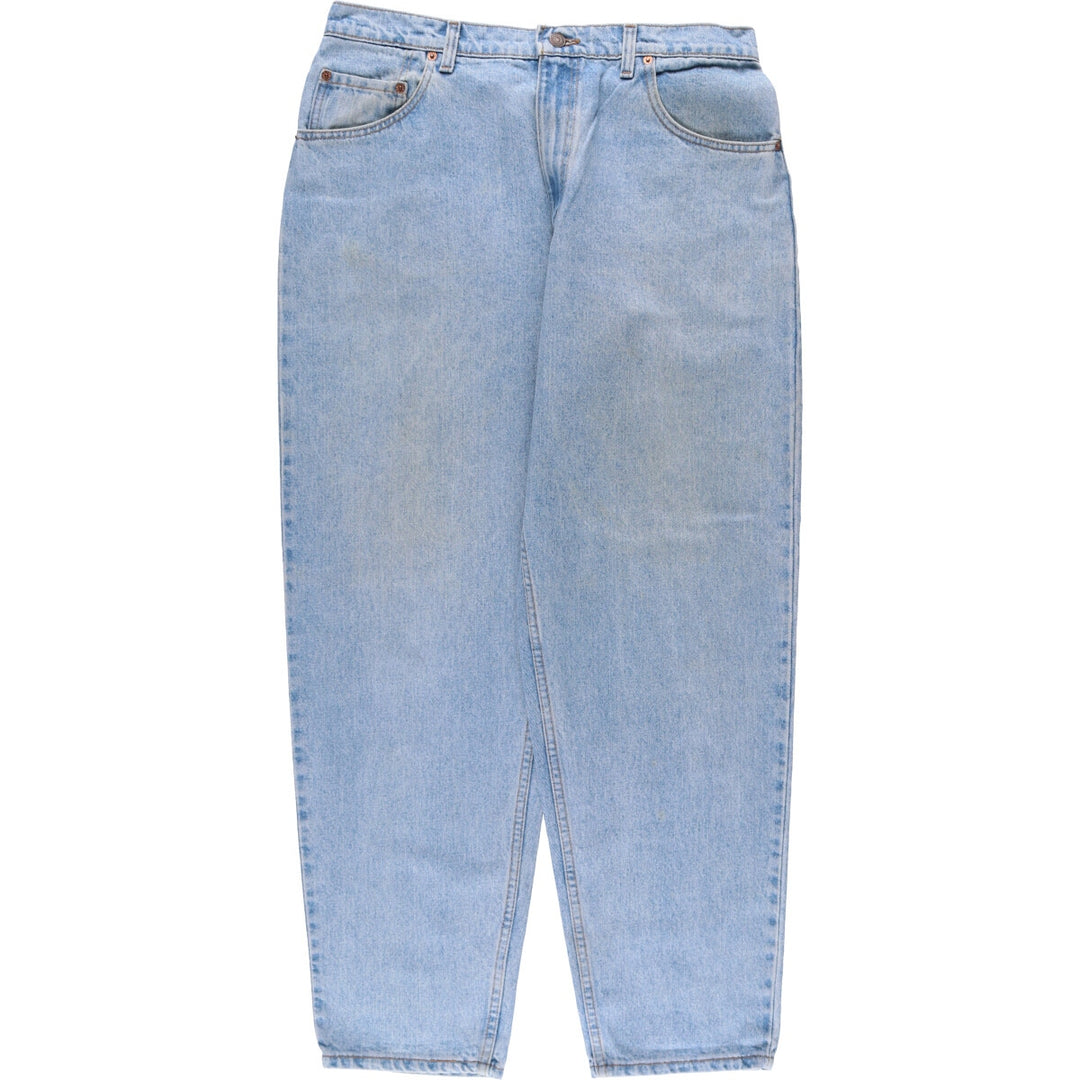 90'S Levi's 560 LOOSE FIT TAPERED LEG Tapered Denim Pants Made in USA Men's W36 Vintage cotton blue type Vintage Second Hand