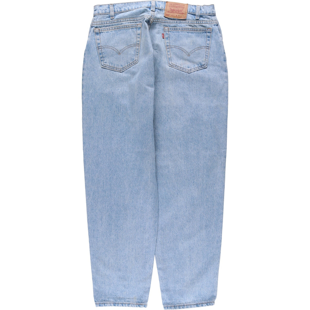 90'S Levi's 560 LOOSE FIT TAPERED LEG Tapered Denim Pants Made in USA Men's W36 Vintage cotton blue type Vintage Second Hand