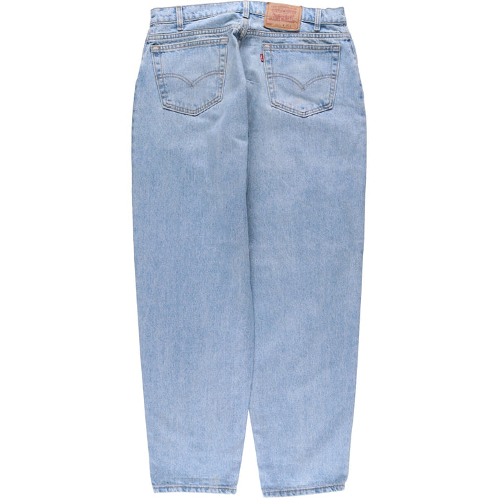 90'S Levi's 560 LOOSE FIT TAPERED LEG Tapered Denim Pants Made in USA Men's W36 Vintage cotton blue type Vintage Second Hand