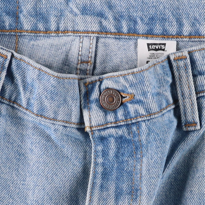 90'S Levi's 560 LOOSE FIT TAPERED LEG Tapered Denim Pants Made in USA Men's W36 Vintage cotton blue type Vintage Second Hand