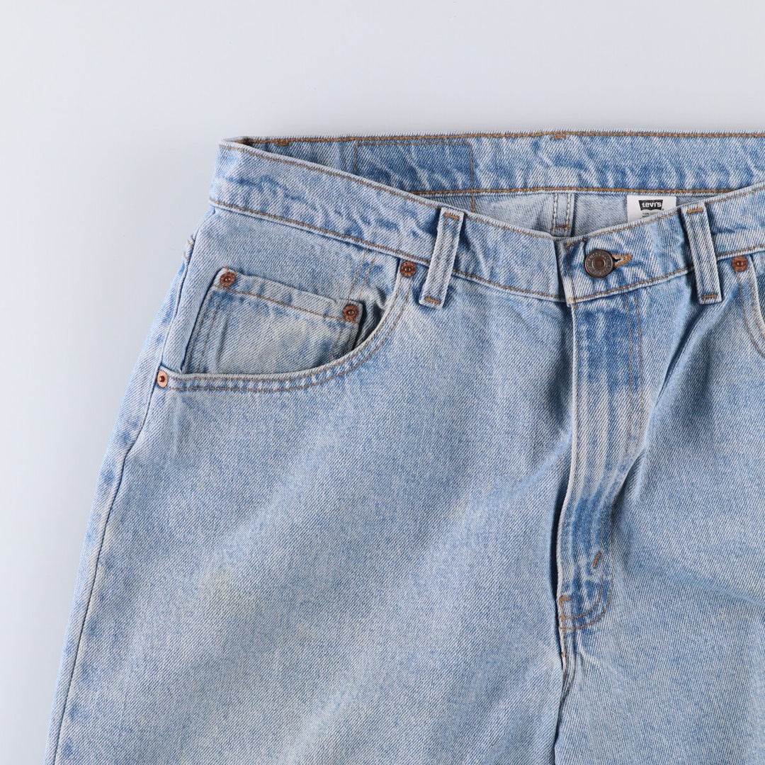 90'S Levi's 560 LOOSE FIT TAPERED LEG Tapered Denim Pants Made in USA Men's W36 Vintage cotton blue type Vintage Second Hand