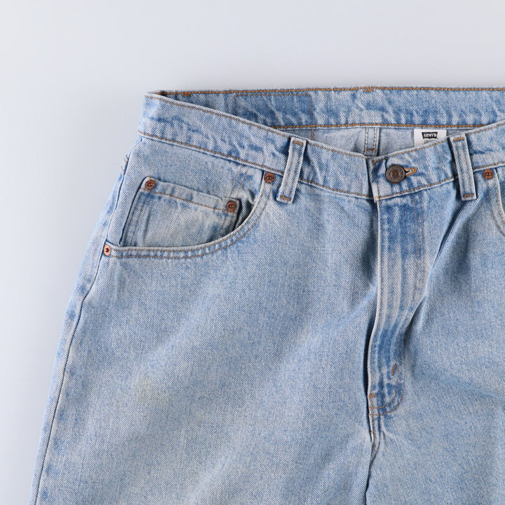 90'S Levi's 560 LOOSE FIT TAPERED LEG Tapered Denim Pants Made in USA Men's W36 Vintage cotton blue type Vintage Second Hand