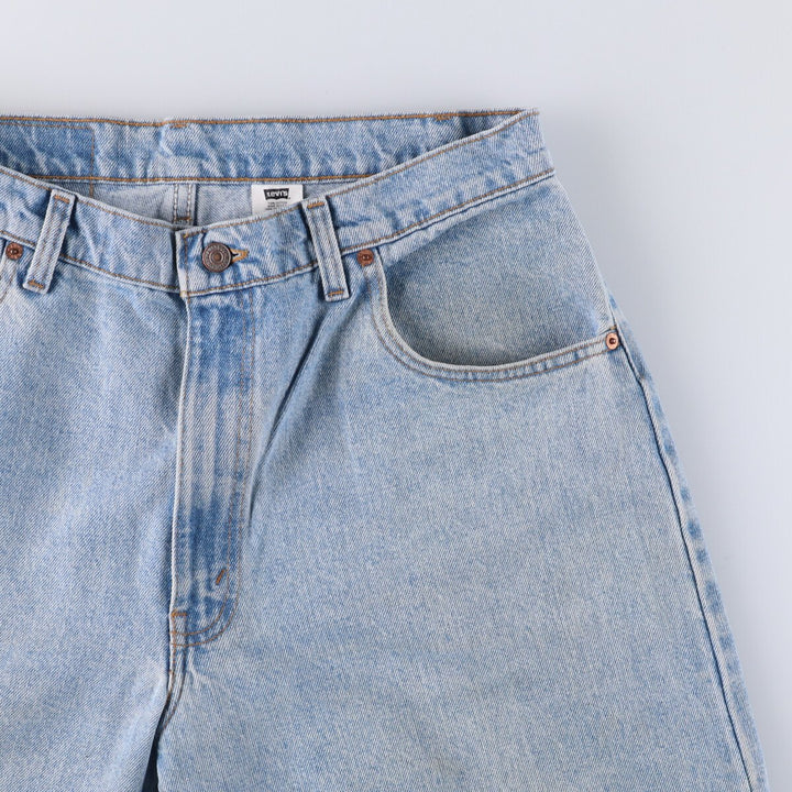 90'S Levi's 560 LOOSE FIT TAPERED LEG Tapered Denim Pants Made in USA Men's W36 Vintage cotton blue type Vintage Second Hand