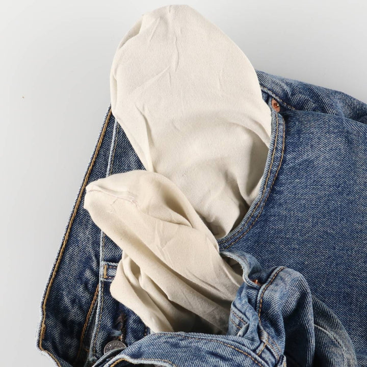 Levi's 501 straight denim pants for men, size W34 cotton Blue type light blue Vintage Second Hand