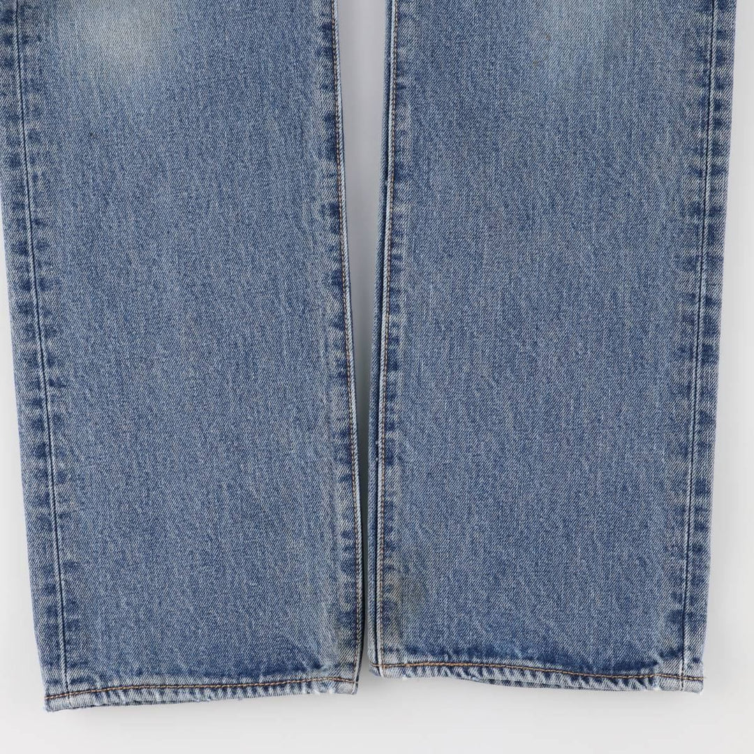 Levi's 501 straight denim pants for men, size W34 cotton Blue type light blue Vintage Second Hand