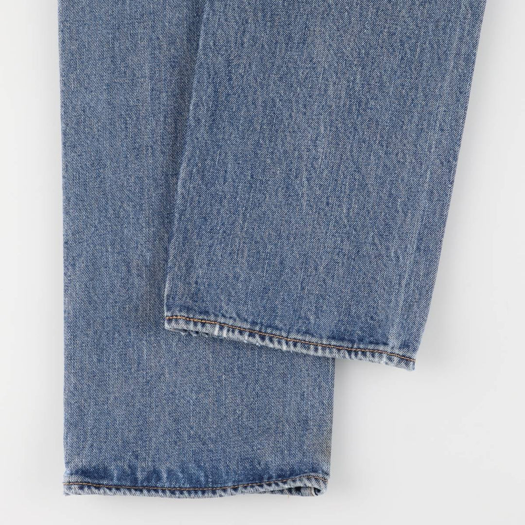 Levi's 501 straight denim pants for men, size W34 cotton Blue type light blue Vintage Second Hand