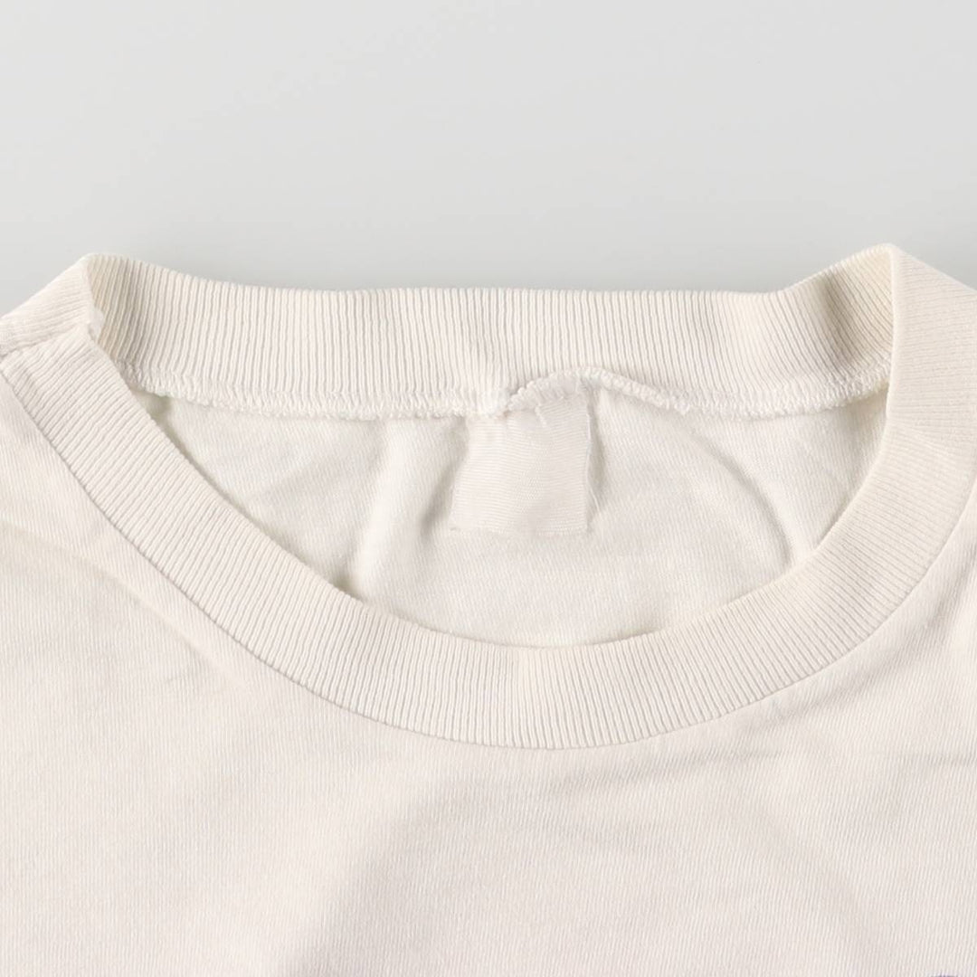 90'S LOONEY TUNES Wile E. Coyote character print T-shirt, men's size S, vintage unknown white type Vintage Second Hand