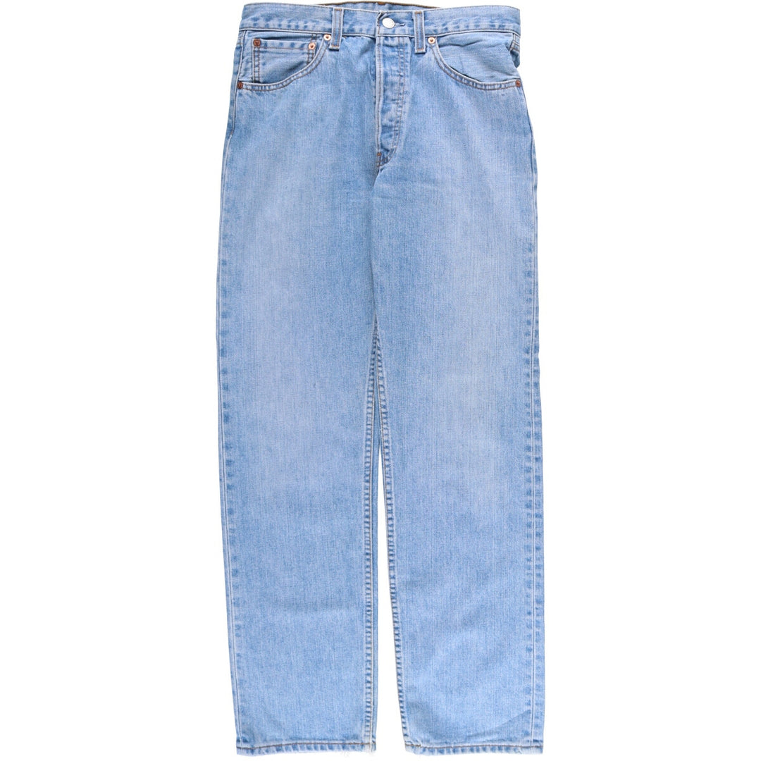 00'S Levi's 00501-0106 Euro model straight denim pants for men, size w31 cotton blue type Vintage Second Hand