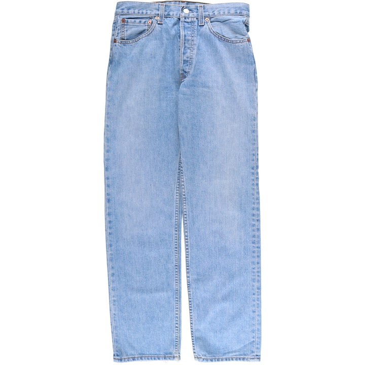 00'S Levi's 00501-0106 Euro model straight denim pants for men, size w31 cotton blue type Vintage Second Hand
