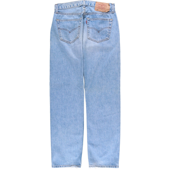 00'S Levi's 00501-0106 Euro model straight denim pants for men, size w31 cotton blue type Vintage Second Hand
