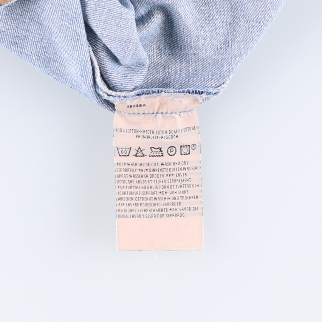 00'S Levi's 00501-0106 Euro model straight denim pants for men, size w31 cotton blue type Vintage Second Hand