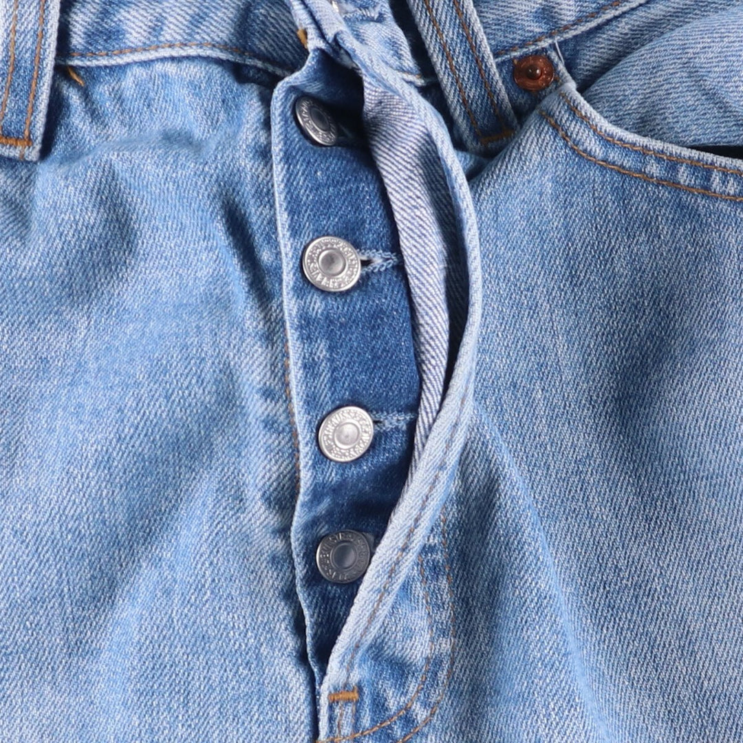 00'S Levi's 00501-0106 Euro model straight denim pants for men, size w31 cotton blue type Vintage Second Hand