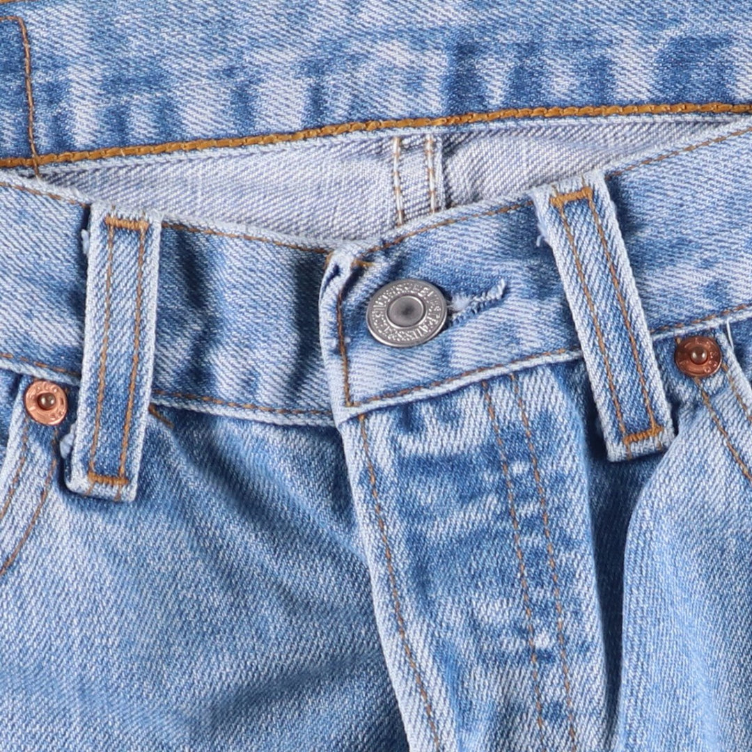 00'S Levi's 00501-0106 Euro model straight denim pants for men, size w31 cotton blue type Vintage Second Hand