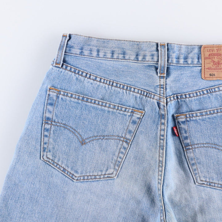 00'S Levi's 00501-0106 Euro model straight denim pants for men, size w31 cotton blue type Vintage Second Hand