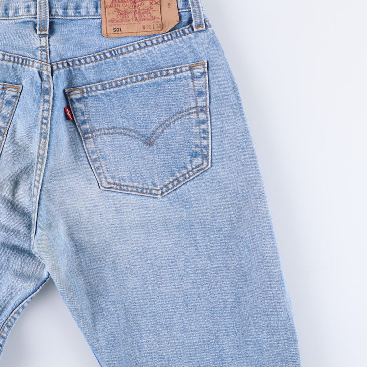 00'S Levi's 00501-0106 Euro model straight denim pants for men, size w31 cotton blue type Vintage Second Hand
