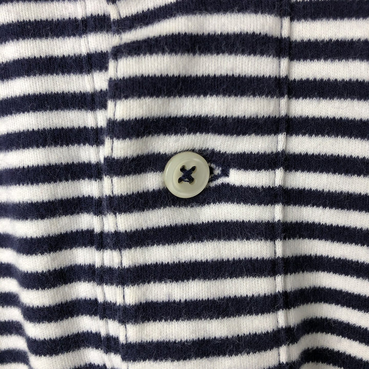 Ralph Lauren POLO by Ralph Lauren short sleeve striped polo shirt, men's size L cotton white type Vintage Second Hand