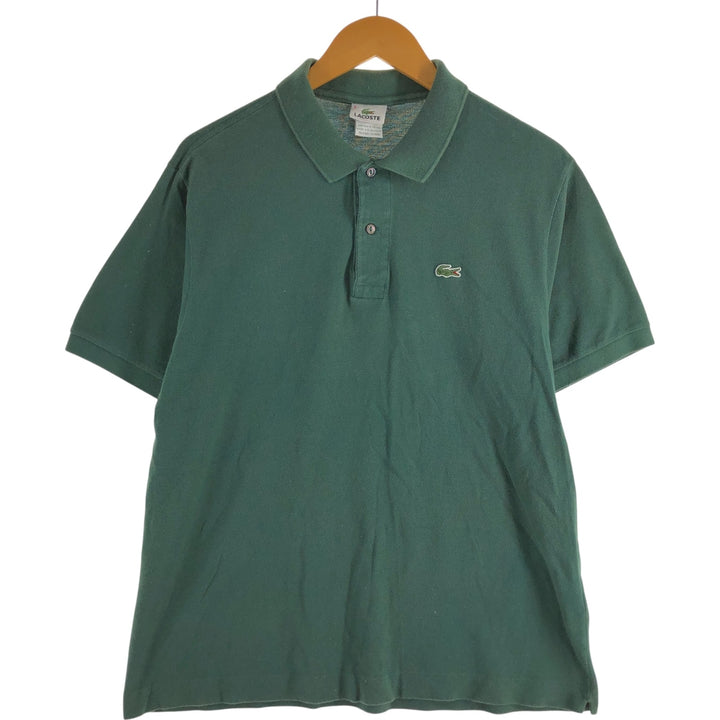 Lacoste LACOSTE Short Sleeve Polo Shirt Size 6 Men's XL cotton Khaki type sage green Vintage Second Hand