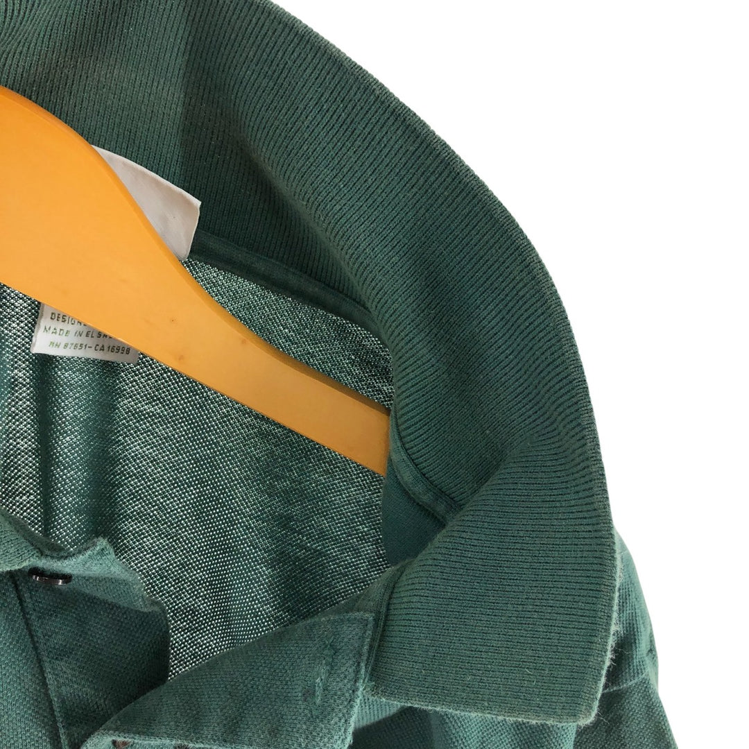 Lacoste LACOSTE Short Sleeve Polo Shirt Size 6 Men's XL cotton Khaki type sage green Vintage Second Hand