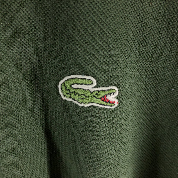 Lacoste LACOSTE Short Sleeve Polo Shirt 9 Men's XXL cotton Khaki type Vintage Second Hand