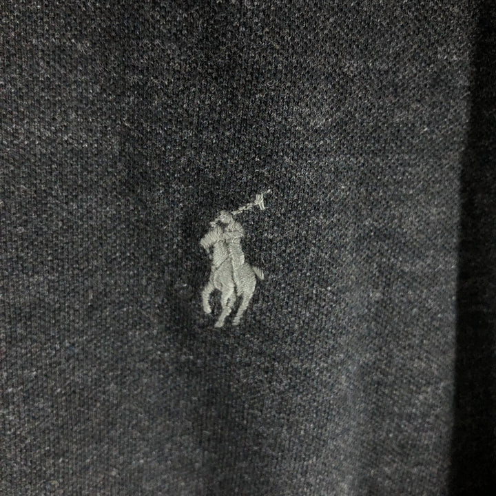 Ralph Lauren POLO RALPH LAUREN CLASSIC FIT short sleeve polo shirt for men size L cotton black type Vintage Second Hand