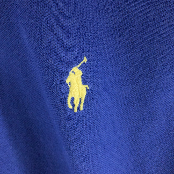 Ralph Lauren POLO RALPH LAUREN CLASSIC FIT short sleeve polo shirt men's XL equivalent cotton blue type Vintage Second Hand