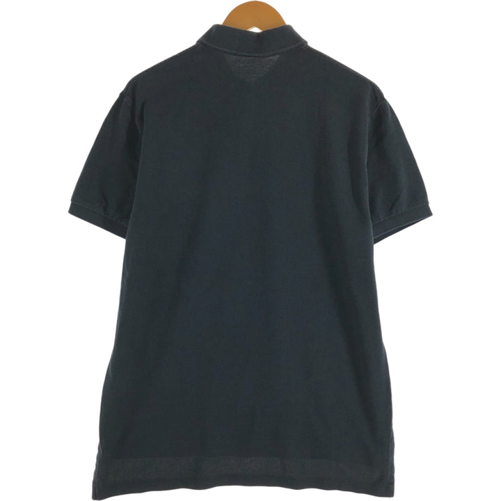 Ralph Lauren POLO RALPH LAUREN short sleeve polo shirt men's size L cotton black type Vintage Second Hand