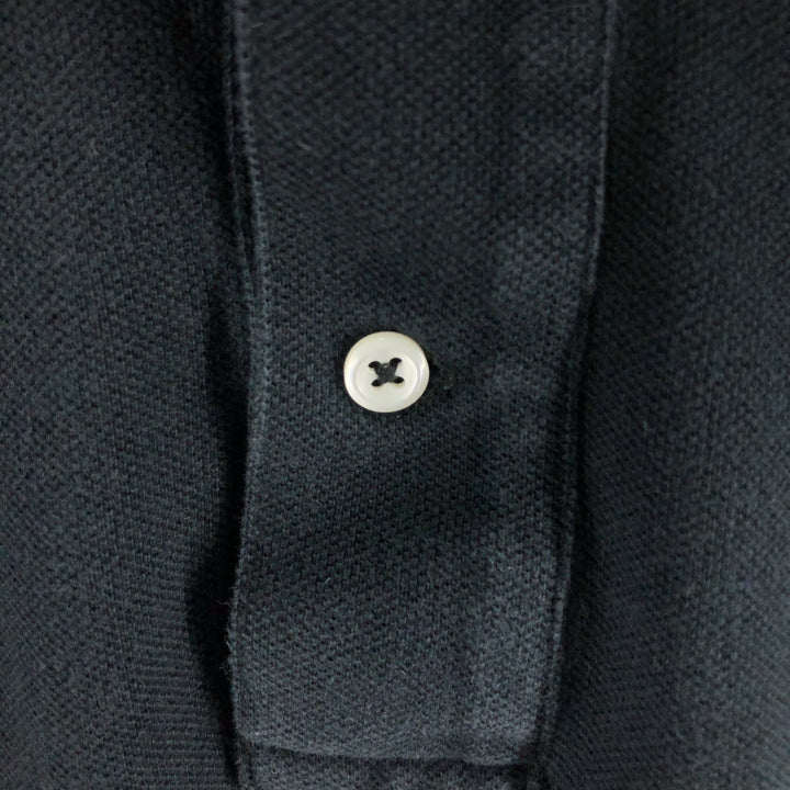 Ralph Lauren POLO RALPH LAUREN short sleeve polo shirt men's size L cotton black type Vintage Second Hand
