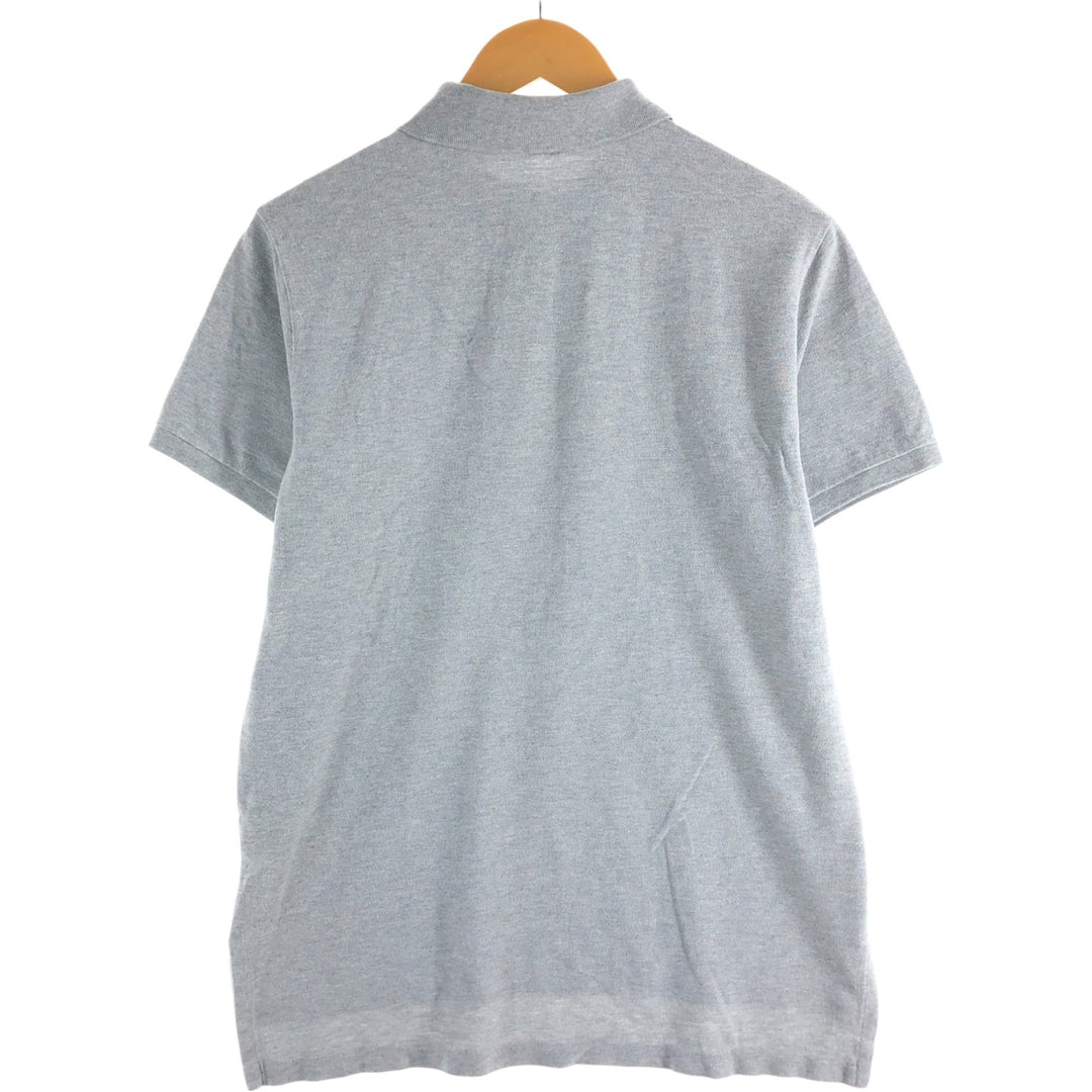 Ralph Lauren POLO RALPH LAUREN CUSTOM FIT short sleeve polo shirt men's size L cotton gray type Vintage Second Hand