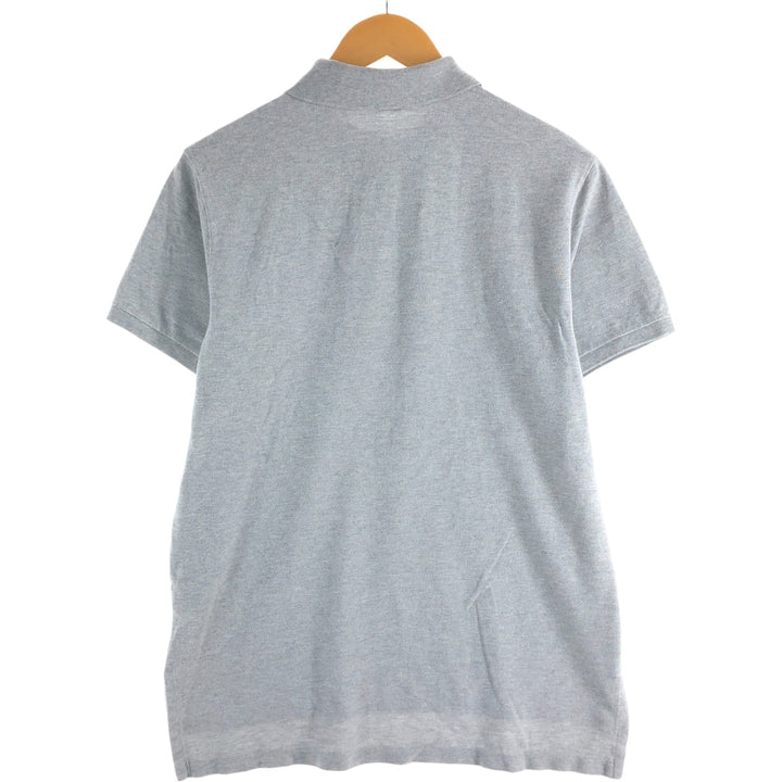 Ralph Lauren POLO RALPH LAUREN CUSTOM FIT short sleeve polo shirt men's size L cotton gray type Vintage Second Hand