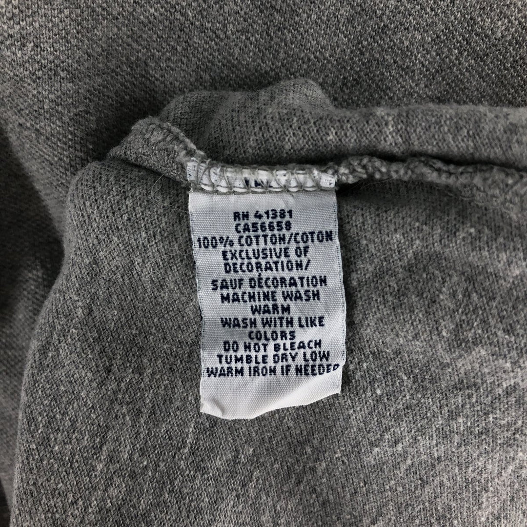 Ralph Lauren POLO RALPH LAUREN CUSTOM FIT short sleeve polo shirt men's size L cotton gray type Vintage Second Hand