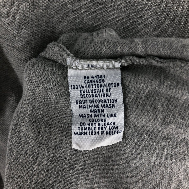 Ralph Lauren POLO RALPH LAUREN CUSTOM FIT short sleeve polo shirt men's size L cotton gray type Vintage Second Hand