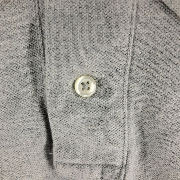 Ralph Lauren POLO RALPH LAUREN CUSTOM FIT short sleeve polo shirt men's size L cotton gray type Vintage Second Hand