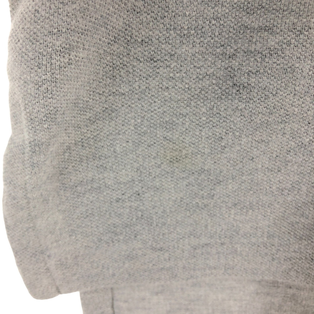Ralph Lauren POLO RALPH LAUREN CUSTOM FIT short sleeve polo shirt men's size L cotton gray type Vintage Second Hand