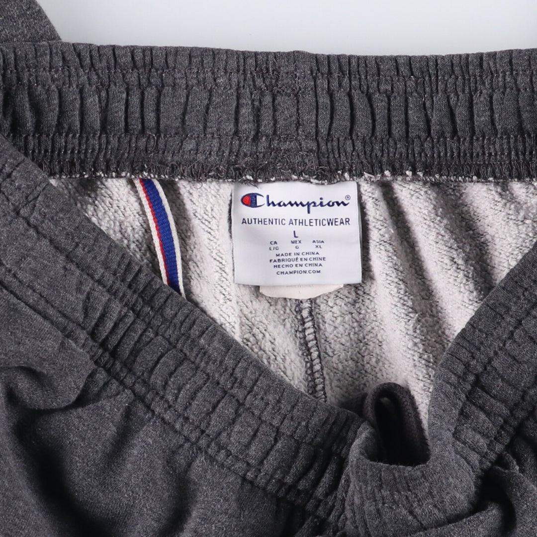 Champion Authentic Athleticwear Remake Sweat Shorts, Women's Size L cotton gray type Vintage Second Hand