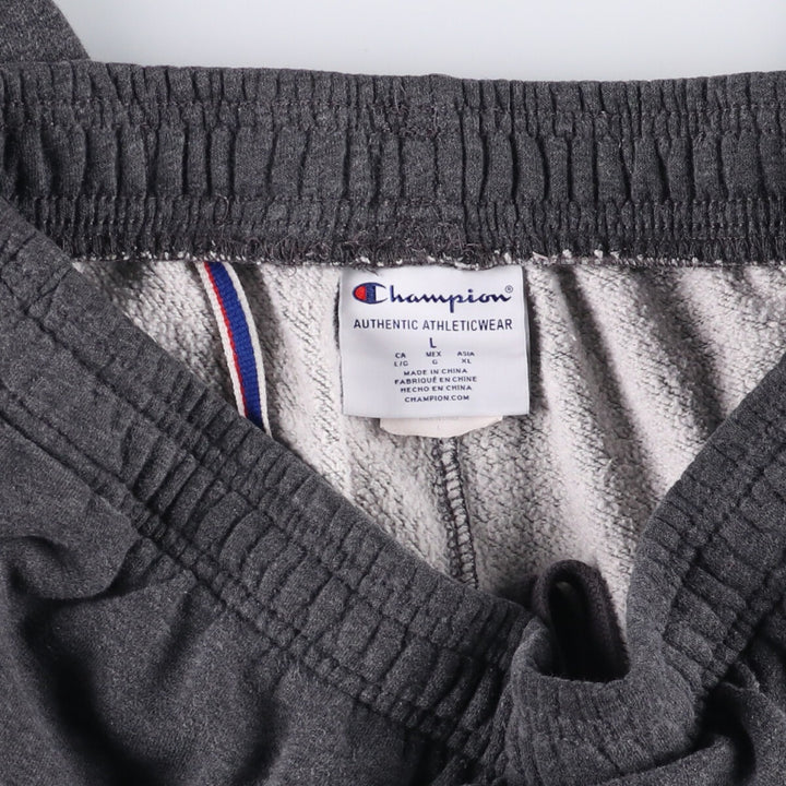 Champion Authentic Athleticwear Remake Sweat Shorts, Women's Size L cotton gray type Vintage Second Hand
