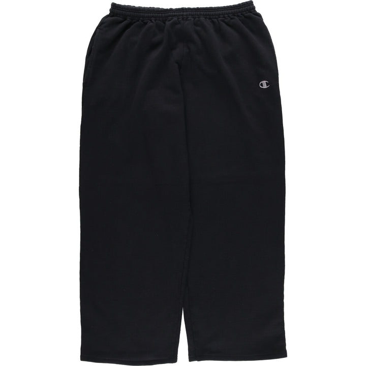 Champion Remake Sweatpants Women's XL Size cotton black type Vintage Second Hand