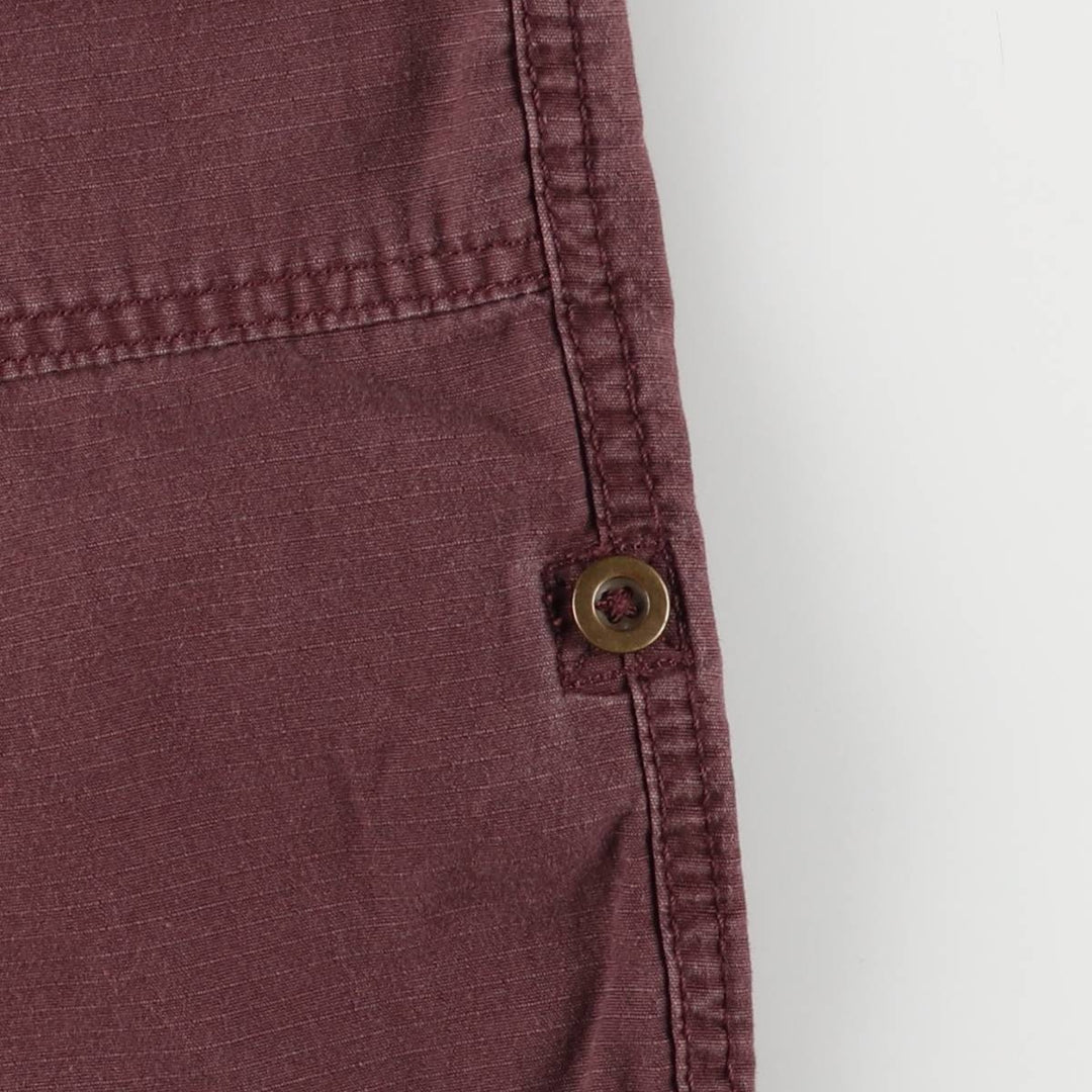 Carhartt ORIGINAL FIT Ripstop Work Shorts Shorts Women's L (w30) cotton Purple type red-purple Vintage Second Hand