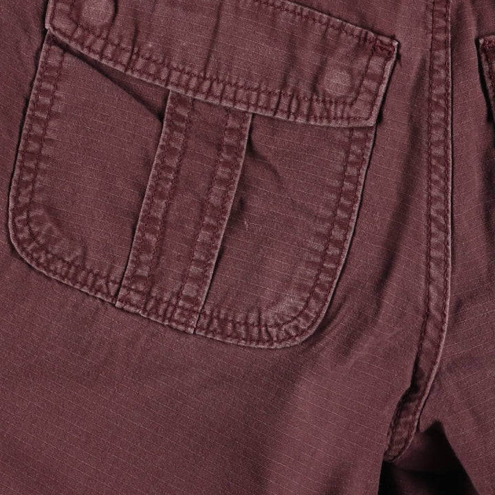 Carhartt ORIGINAL FIT Ripstop Work Shorts Shorts Women's L (w30) cotton Purple type red-purple Vintage Second Hand