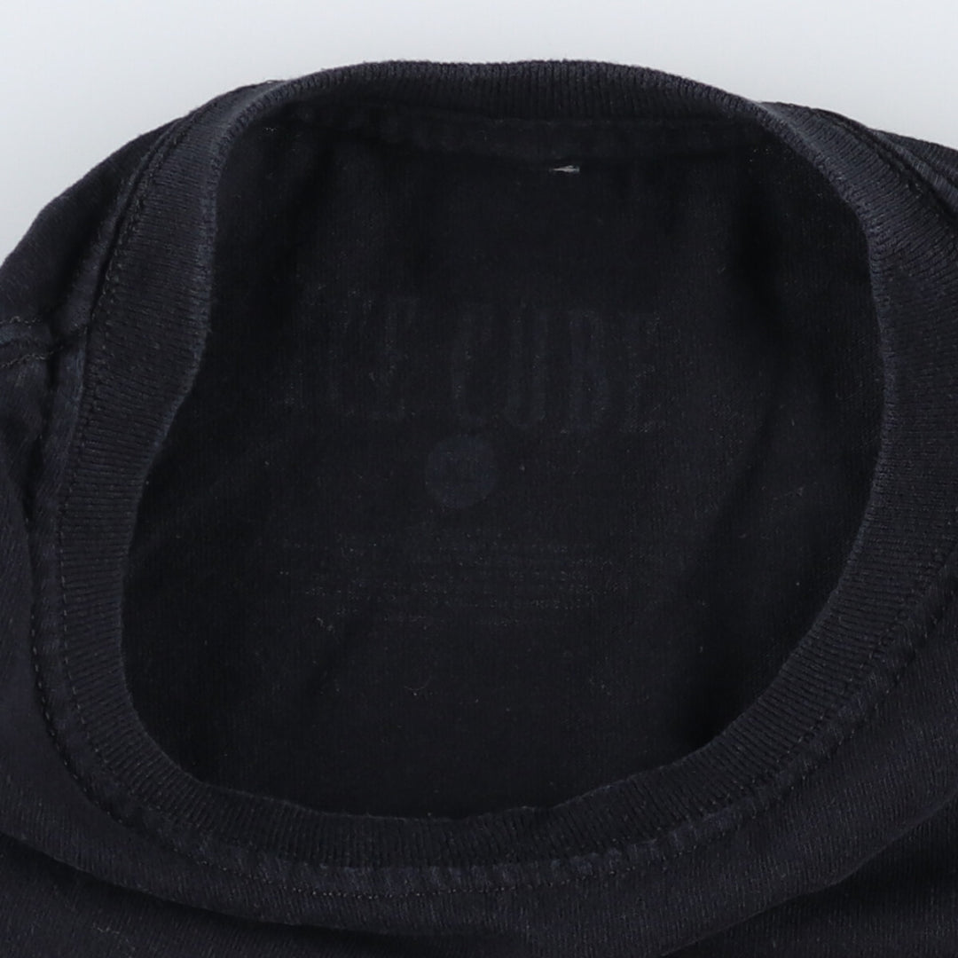 Ice Cube Rap T-shirt, Men's XL size unclear black type Vintage Second Hand