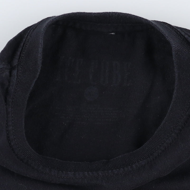 Ice Cube Rap T-shirt, Men's XL size unclear black type Vintage Second Hand