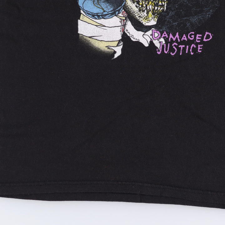 METALLICA Metallica Band T-shirt Band T Men's M size cotton black type Vintage Second Hand