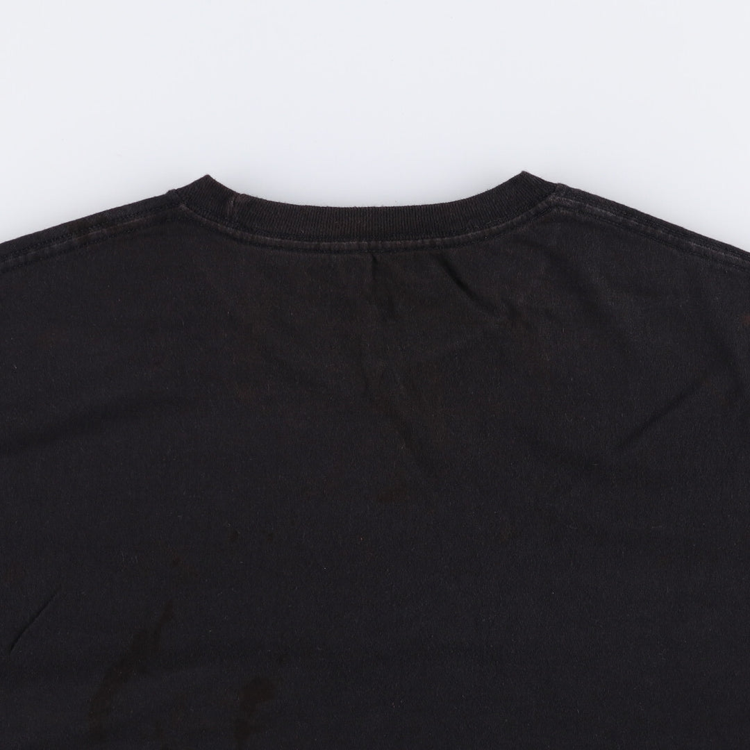 METALLICA Metallica Band T-shirt Band T Men's M size cotton black type Vintage Second Hand