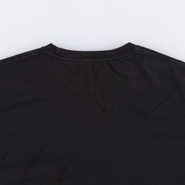 METALLICA Metallica Band T-shirt Band T Men's M size cotton black type Vintage Second Hand