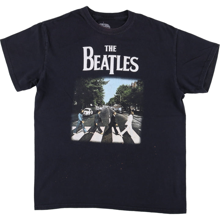 THE BEATLES The Beatles Band T-shirt Van TM cotton black type Vintage Second Hand