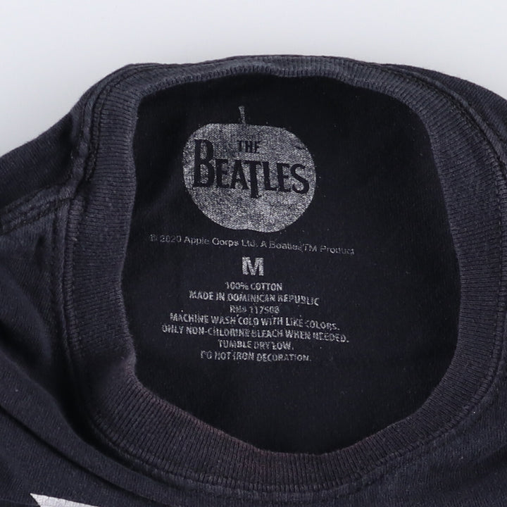 THE BEATLES The Beatles Band T-shirt Van TM cotton black type Vintage Second Hand