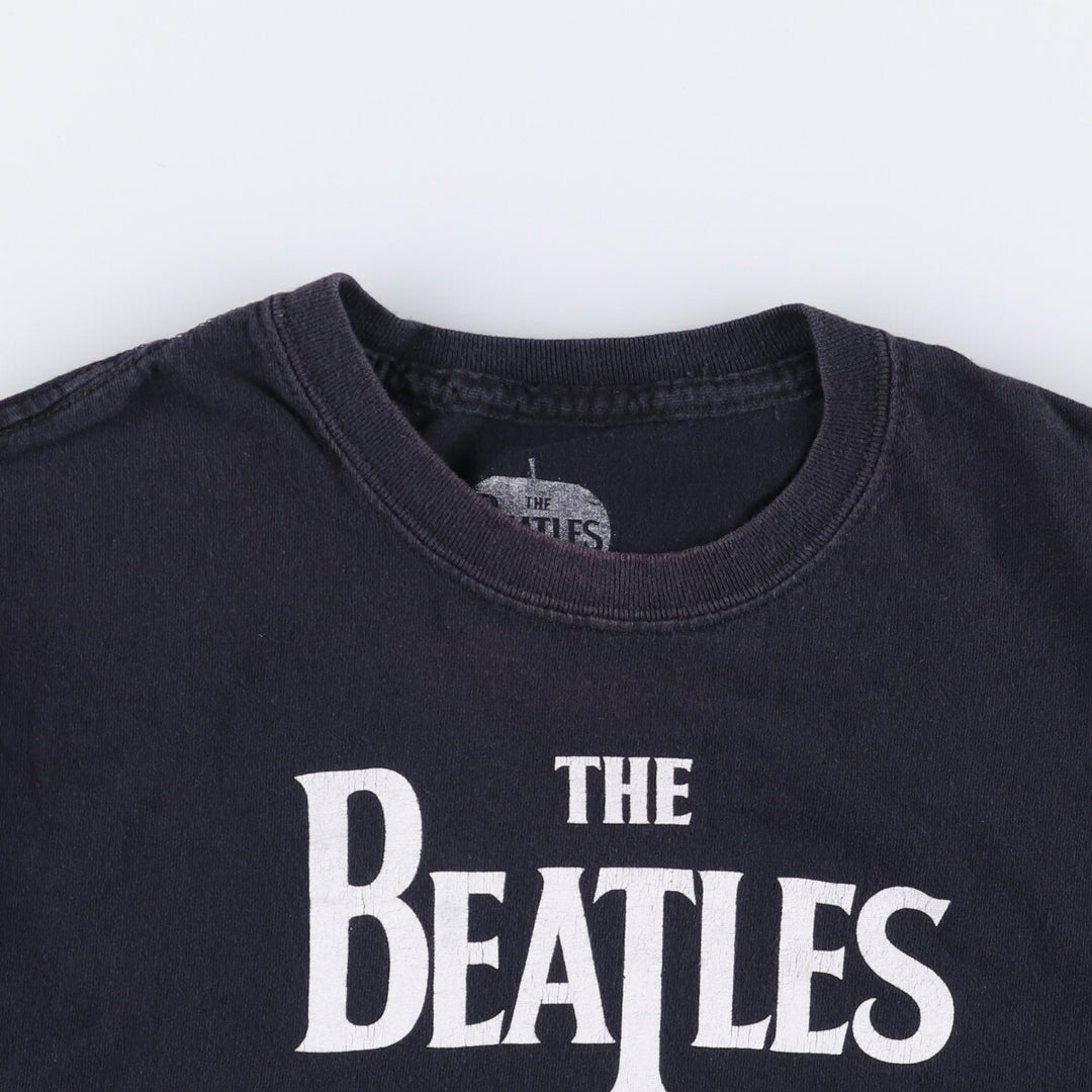 THE BEATLES The Beatles Band T-shirt Van TM cotton black type Vintage Second Hand