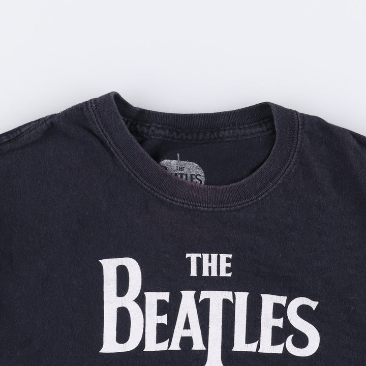 THE BEATLES The Beatles Band T-shirt Van TM cotton black type Vintage Second Hand