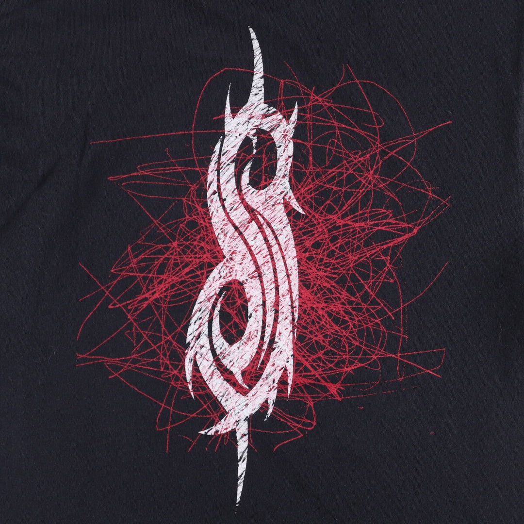 Slipknot Band T-shirt, Band T, Men's S size cotton black type Vintage Second Hand