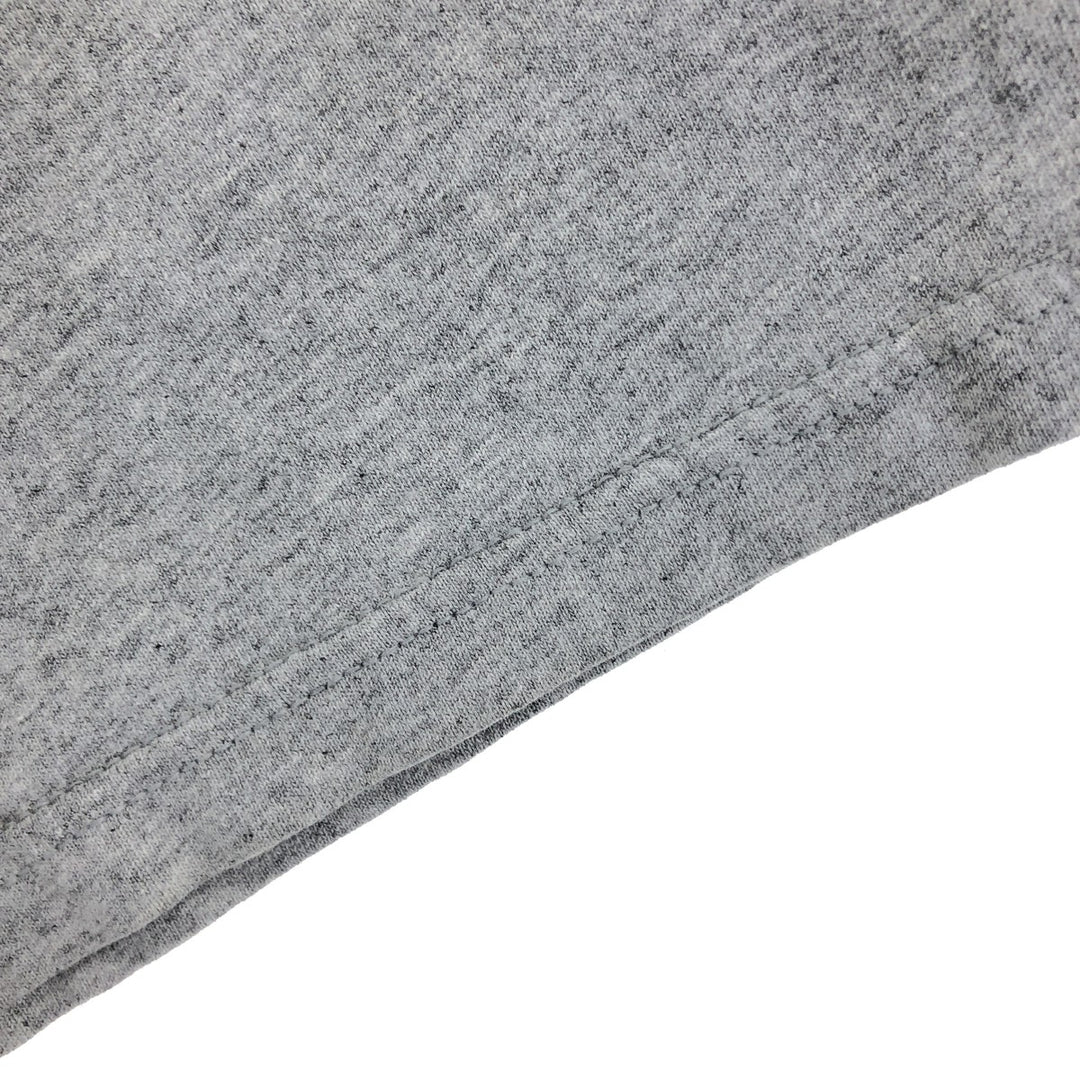00'S Nike logo embroidered one-point logo T-shirt, men's size L cotton gray type Vintage Second Hand